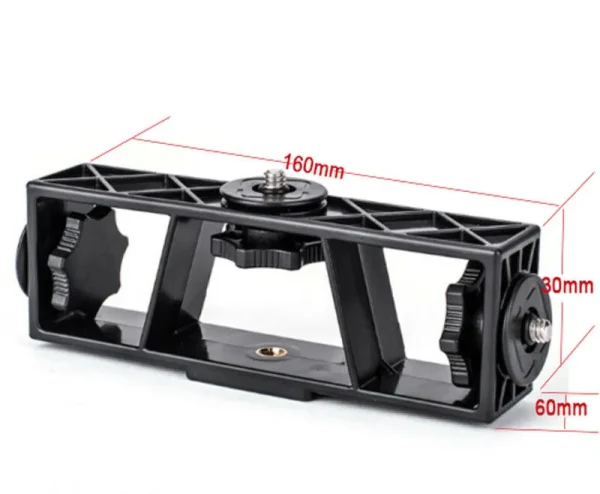 Three Position Multi Camera Stand Clip Bracket Holder 3-Position Mobile Phone Tripod